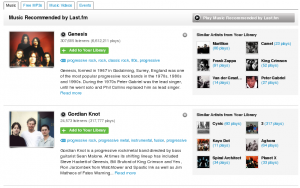 Preporuke u novoj Last.fm beti